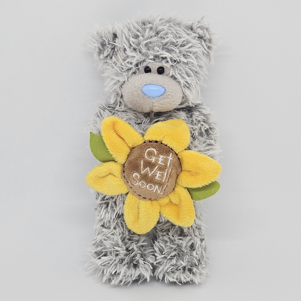 Carte Blanche Greetings - Me To You Get Well Soon Fuzzy Tattered Teddy Plush